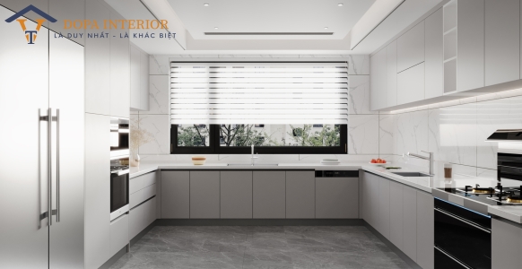 Top 10 Mẫu Tủ Bếp Thông Minh Cho Nhà Phố Hiện Đại